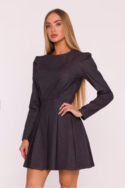 Sukienka Model MOE884 Grafit - Moe — zdjęcie 1