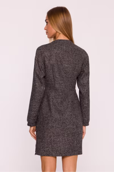 Sukienka Model MOE884 Grafit - Moe — zdjęcie 3