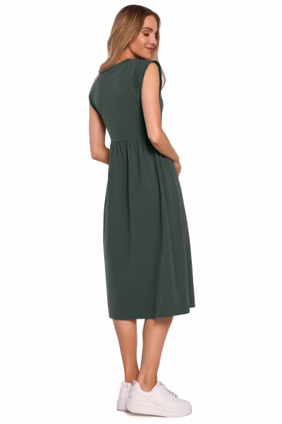 Sukienka Model MOE581 Militare Green - Moe — zdjęcie 2