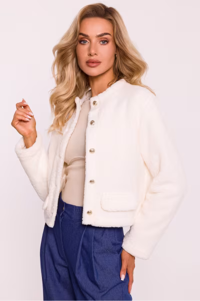 Bluza Damska Model MOE807 Ecru - Moe — zdjęcie 1