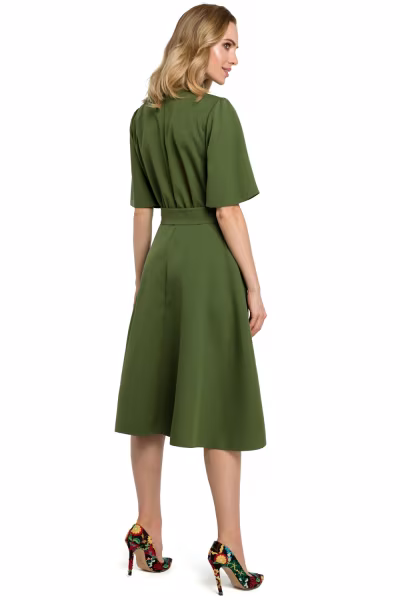 Sukienka Model MOE396 Green - Moe — zdjęcie 2