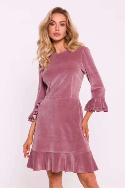Sukienka Model MOE825 Dirty Pink - Moe — zdjęcie 1