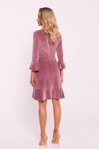 Sukienka Model MOE825 Dirty Pink - Moe — zdjęcie 3