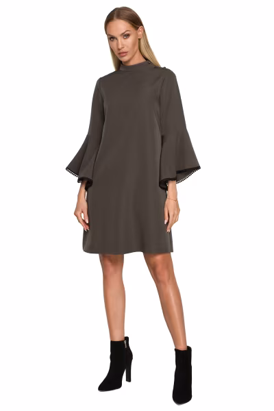 Sukienka Model MOE698 Khaki - Moe — zdjęcie 1