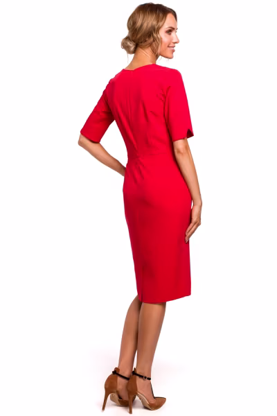 Sukienka Model MOE455 Red - Moe — zdjęcie 2