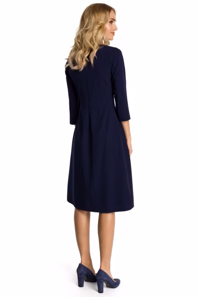 Sukienka Model MOE335 Navy - Moe — zdjęcie 2