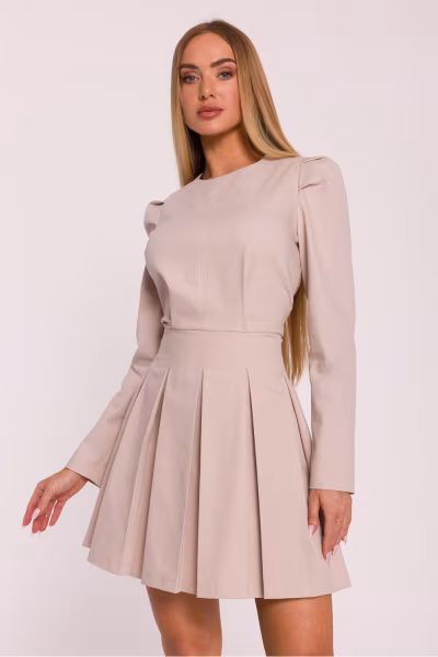 Sukienka Model MOE884 Beige - Moe — zdjęcie 1