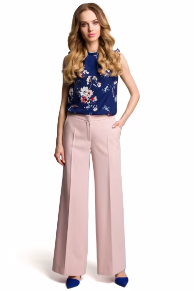 Spodnie Damskie Model MOE378 Powder Pink - Moe — zdjęcie 1