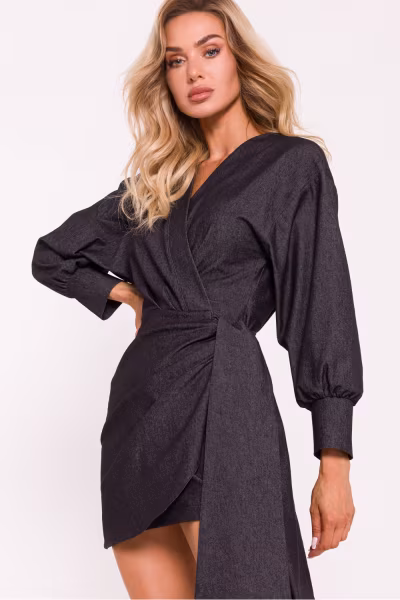 Sukienka Model MOE802 Grafit - Moe — zdjęcie 1