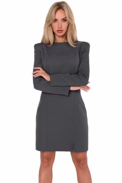 Sukienka Model MOE755 Khaki - Moe — zdjęcie 1