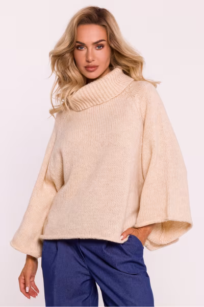 Golf Damski Model MOE822 Beige - Moe — zdjęcie 1