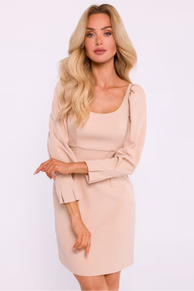 Sukienka Model MOE836 Beige - Moe — zdjęcie 1