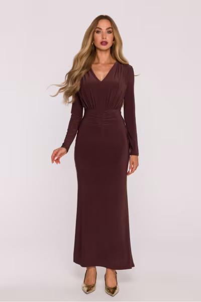 Sukienka Model MOE891 Brown - Moe — zdjęcie 2