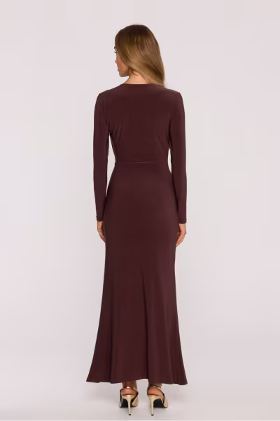 Sukienka Model MOE891 Brown - Moe — zdjęcie 3