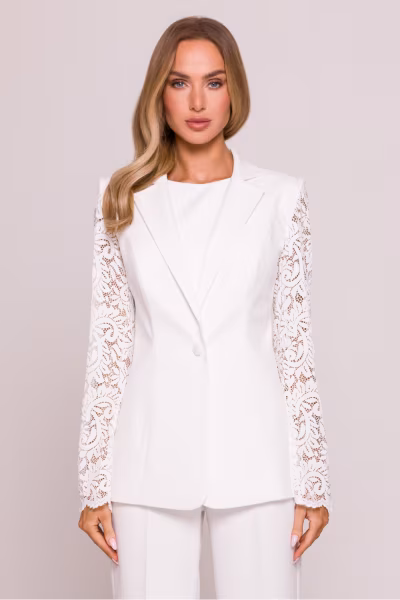Marynarka Model MOE865 Ecru - Moe — zdjęcie 1
