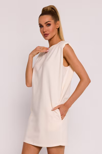 Sukienka Model MOE789 Śmietana - Moe — zdjęcie 1