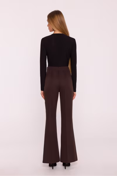 Spodnie Damskie Model MOE874 Brown - Moe — zdjęcie 3