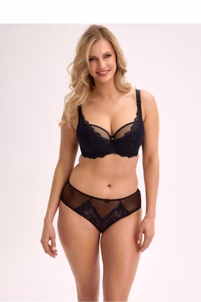 Biustonosz Soft Biustonosz Semi-Soft Model Isla 1228 Black - Gaia — zdjęcie 2