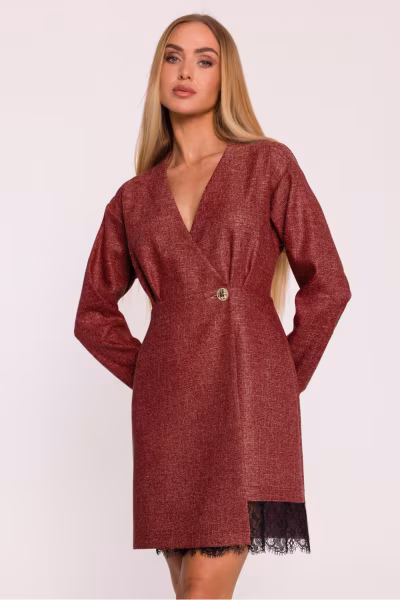 Sukienka Model MOE871 Bordo - Moe — zdjęcie 1