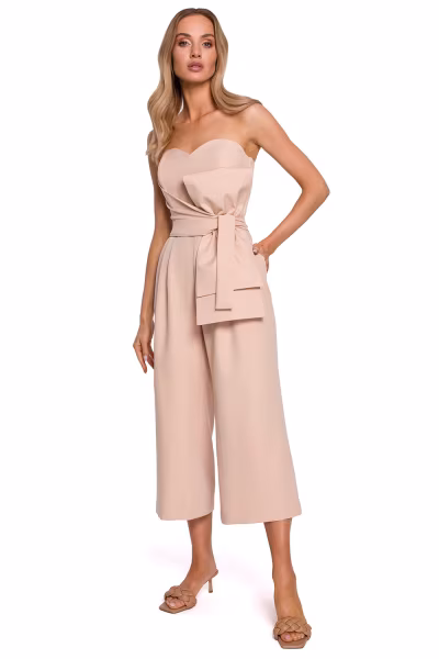 Kombinezon Damski Model MOE571 Beige - Moe — zdjęcie 1