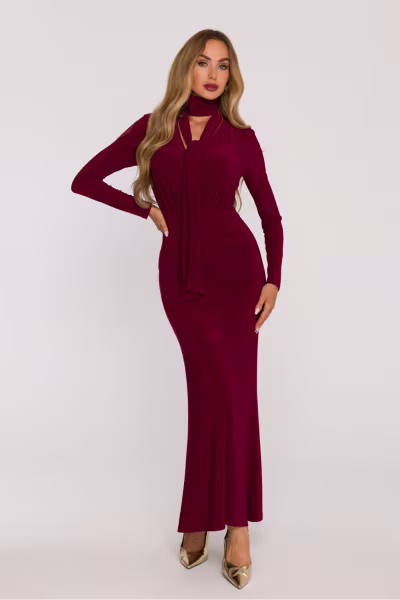 Sukienka Model MOE891 Bordo - Moe — zdjęcie 1