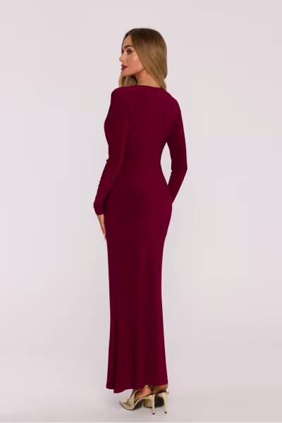 Sukienka Model MOE891 Bordo - Moe — zdjęcie 3