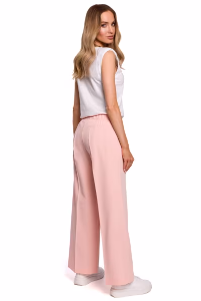 Spodnie Damskie Model MOE570 Powder Pink - Moe — zdjęcie 2