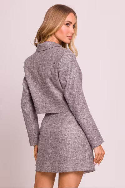 Marynarka Model MOE853 Grafit - Moe — zdjęcie 3