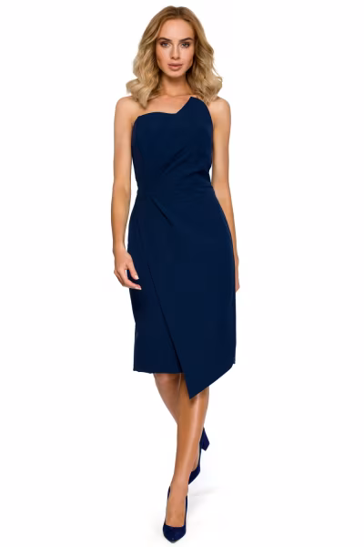 Sukienka Model MOE409 Navy - Moe — zdjęcie 1
