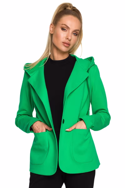 Żakiet Model MOE691 Green - Moe — zdjęcie 1
