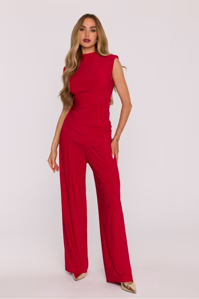 Spodnie Komplet Model MOE890 Red - Moe — zdjęcie 2