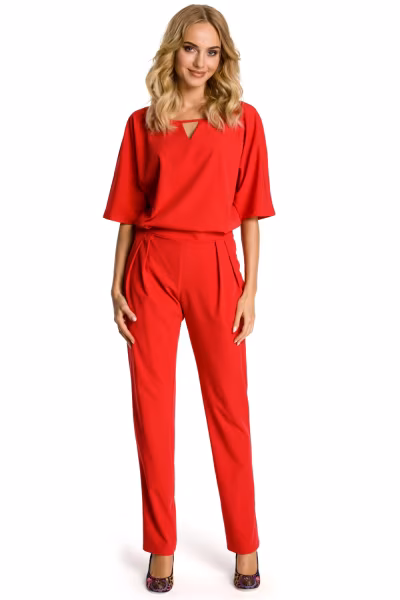 Kombinezon Damski Model MOE334 Red - Moe — zdjęcie 1