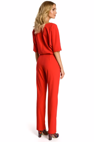 Kombinezon Damski Model MOE334 Red - Moe — zdjęcie 2