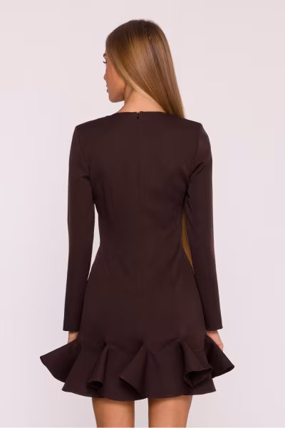 Sukienka Model MOE880 Brown - Moe — zdjęcie 3