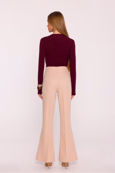 Spodnie Damskie Model MOE874 Beige - Moe — zdjęcie 3