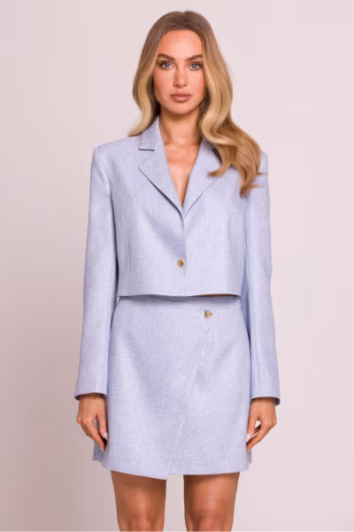 Marynarka Model MOE853 Błękit - Moe — zdjęcie 1