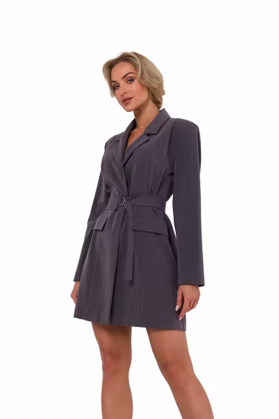 Sukienka Model MOE749 Dark Grey - Moe — zdjęcie 1