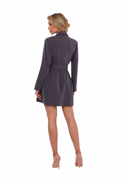 Sukienka Model MOE749 Dark Grey - Moe — zdjęcie 3