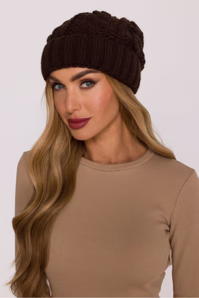 Czapka Model MOE897 Brown - Moe — zdjęcie 1