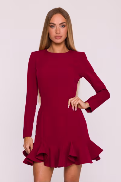 Sukienka Model MOE880 Bordo - Moe — zdjęcie 1