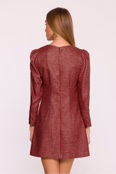 Sukienka Model MOE870 Bordo - Moe — zdjęcie 3