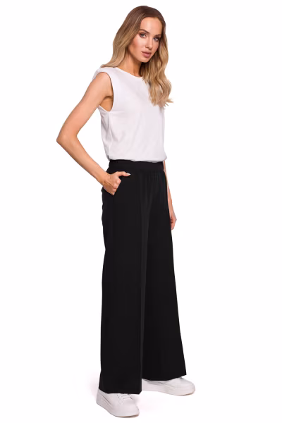 Spodnie Damskie Model MOE570 Black - Moe — zdjęcie 1