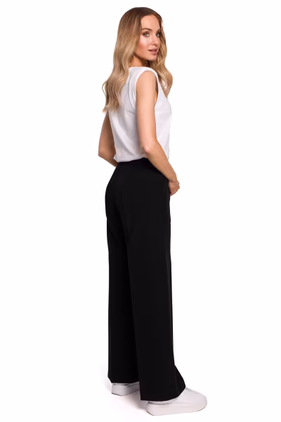 Spodnie Damskie Model MOE570 Black - Moe — zdjęcie 2