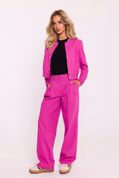 Kurtka Damska Model MOE800 Pink - Moe — zdjęcie 2
