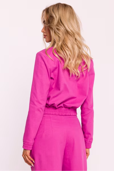 Kurtka Damska Model MOE800 Pink - Moe — zdjęcie 3