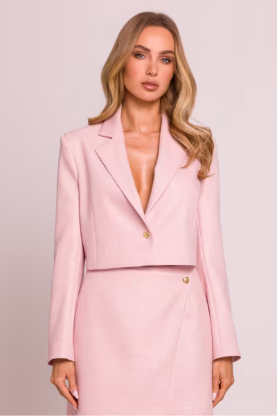 Marynarka Model MOE853 Brzoskwinia - Moe — zdjęcie 1