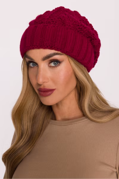 Czapka Model MOE897 Bordo - Moe — zdjęcie 1