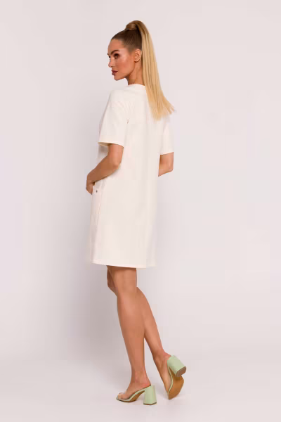 Sukienka Model MOE788 Śmietana - Moe — zdjęcie 3