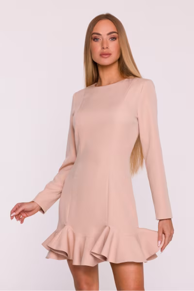Sukienka Model MOE880 Beige - Moe — zdjęcie 1