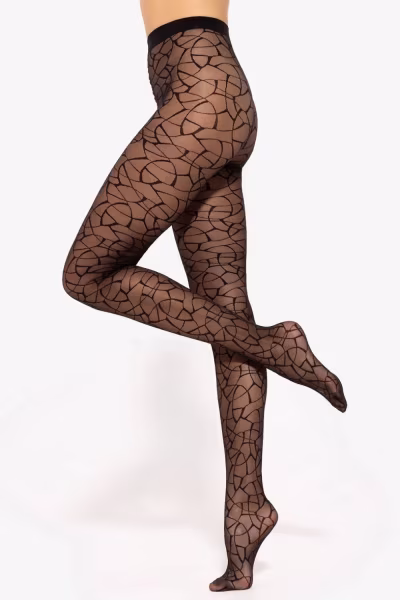 Rajstopy Model Mosaica 01 20 DEN Nero - Gatta — zdjęcie 2